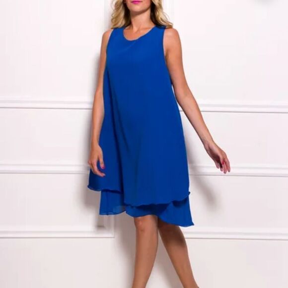 BRAND NEW JM COLLECTION SLEEVELESS SHEATH DRESS - Picture 1 of 16